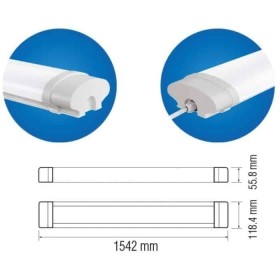 LED-Wasserschutzlampe IP65 OCEAN-90 90W