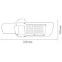 XXLED LED-Strassenlaterne ORLANDO-30 30W 6400K Schwarz - technische Ansicht