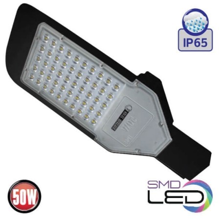 XXLED LED-Strassenlaterne ORLANDO-50 50W 6400K Schwarz
