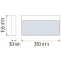 XXLED Lampada di segnalazione di emergenza a LED ZOFF 1,5W - vista dettagliata