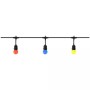 XXLED Led Lichterkette CARNAVAL-2 Verknüpfbar 10MT Schwarz E27 1,5mm2