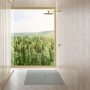 Villeroy & Boch Squaro Infinity Duschwanne 110 x 90 cm für Eck-Einbau links - technische Ansicht