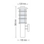 XXLED Lampada da parete da giardino SPRUCE-2 E27 60W Tipo 2 - vista dettagliata