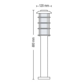Garten-Stehleuchte SPRUCE-4 E27 60W Typ 4
