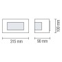 XXLED Applique de jardin MANGO-1 E27 Type 1 E27 - vue détaillée