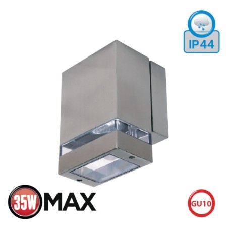 XXLED Lampada da parete da giardino GardenIA-1 GU10 35W cromato