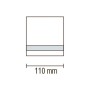 XXLED Lampada da parete da giardino GardenIA-1 GU10 35W cromato - vista dettagliata