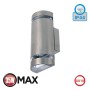 XXLED Applique de jardin GardenIA-4 GU10 2X35W chrom