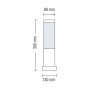 XXLED Garten- und Park-Standleuchte POPLAR-3 E27 60W Typ 3 - Detailansicht