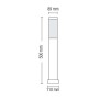 XXLED Garten- und Park-Standleuchte POPLAR-4 E27 60W Typ 4 - Detailansicht