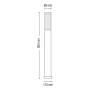 XXLED Garten- und Park-Stehleuchte POPLAR-5 E27 60W Typ 5 - Detailansicht