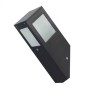 XXLED Lampada da parete da giardino POPLAR/SQ-1 E27 60W Tipo 1 Nero