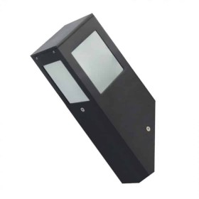 XXLED Lampada da parete da giardino POPLAR/SQ-1 E27 60W Tipo 1 Nero
