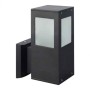 XXLED Faretto da giardino POPLAR/SQ-2 E27 60W Tipo 2 Nero