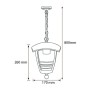 XXLED Lampe de jardin NAR-2 E27 60W Blanc - vue détaillée