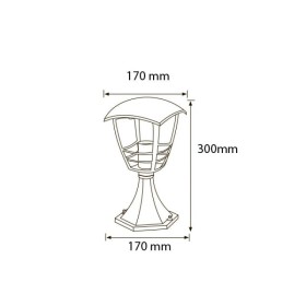 Garten-Stehleuchte NAR-3 E27 60W Weiß