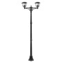 XXLED Lampada da terra da giardino NAR-6 E27 max. 2x60W Nero