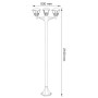 XXLED Lampada da giardino NAR-7 E27 max. 3x60W Nero - vista dettagliata