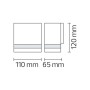 XXLED Plafoniera da giardino REGNUM-1 GU10 senza lampadina Nero - vista dettagliata