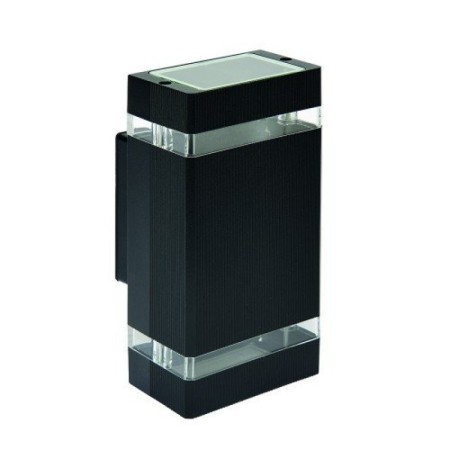 XXLED Lampada da parete da giardino REGNUM-2 2xGU10 senza lampadina Nero