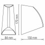 XXLED Lampada da parete da giardino a LED CLUSTER 6W, 4200K Nero - vista dettagliata