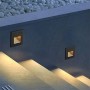 XXLED Led Wandeinbauleuchte GYDE 2W 4200K Grau - technische Ansicht