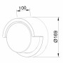 XXLED Lampada da parete da giardino a LED SUGA-12/RC 12W 4200K - vista dettagliata