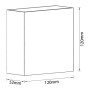 XXLED LED Garten Wandleuchte SEKOIA 4W 4200K, Schwarz - Detailansicht
