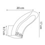 XXLED LED Garten Wandleuchte SUPERB 15W 4200K, Schwarz - Detailansicht