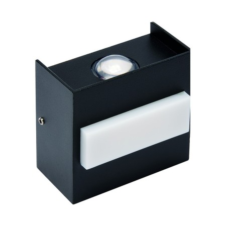 XXLED Led Garten Wandleuchte TWIST-5 5W Schwarz 4200K
