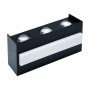 XXLED Led Garten Wandleuchte TWIST-12 12W Schwarz 4200K