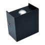 XXLED Led Garten Wandleuchte PROTON/S-2 2W 4200K Schwarz