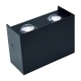 XXLED LED Garten Wandleuchte PROTON/S-4 4W 4200K Schwarz