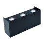 XXLED Led Garten Wandleuchte PROTON/S-6 6W 4200K Schwarz