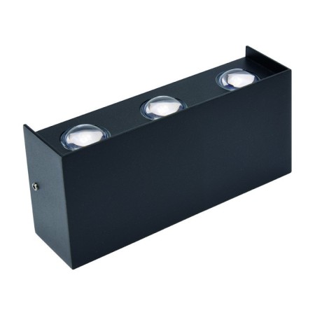 XXLED Led Garten Wandleuchte PROTON/S-6 6W 4200K Schwarz