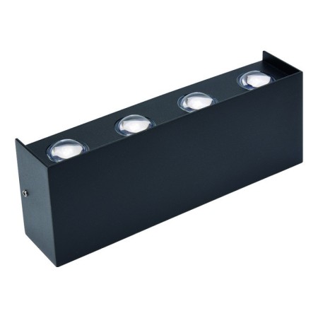 XXLED Led Garten Wandleuchte PROTON/S-8 8W 4200K Schwarz