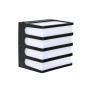 XXLED Led Garten Wandleuchte CUBE-G 8W 4200K schwarz