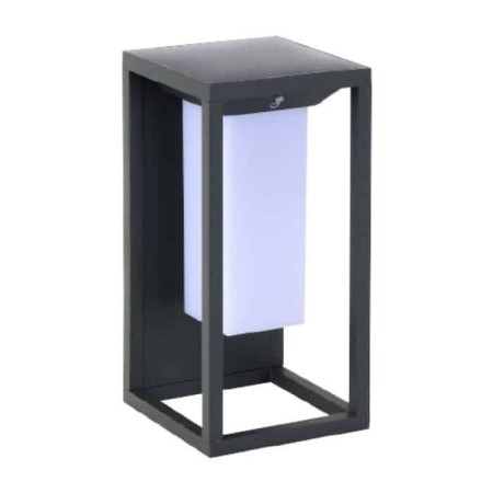 XXLED Lampada da parete da giardino solare LED con sensore a microonde SOLARIS-1 2W, 4000K, Nero