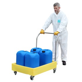 WOLFBAG Kleinbehälterwagen mit 100L Auffangwanne