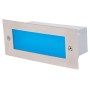 XXLED LED Wandeinbauleuchte SEDEPH / 3W / 70x170 mm, blau