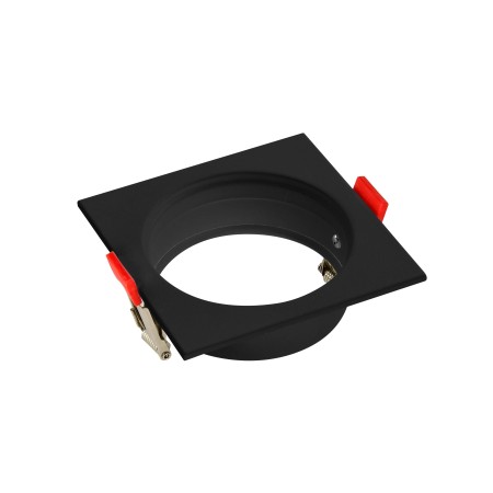XXLED Downlight-Armatur für Modul-9 und Modul-G, RECESSED-SQ1 GU10 Max. 10W Quadratisch Schwarz