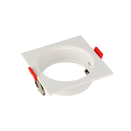 XXLED Downlight-Armatur für Modul-9 und Modul-G, RECESSED-SQ1 GU10 Max. 10W Quadratisch Weiss