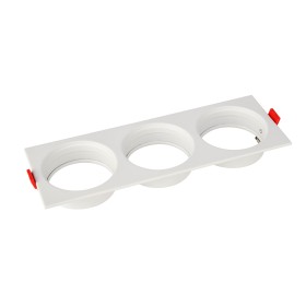 XXLED Downlight-Armatur für Modul-9 und Modul-G, RECESSED-SQ3 GU10 Max. 10W Quadratisch Weiss