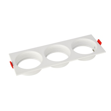 XXLED Downlight-Armatur für Modul-9 und Modul-G, RECESSED-SQ3 GU10 Max. 10W Quadratisch Weiss