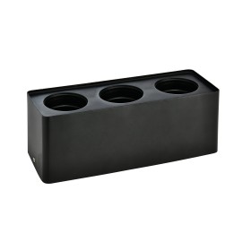XXLED Downlight-Armatur für Modul-9 und Modul-G, SURFACE-SQ3 GU10 Max. 10W Quadratisch Schwarz