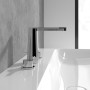 Robinet de lavabo à trois trous Villeroy & Boch Conum avec bonde à tirette - vue technique