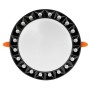 XXLED Plafonnier encastré LED HARLEY-20 20W CCT-ajustable (3000K, 6500K) Noir