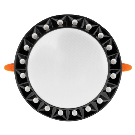 XXLED Plafonnier encastré LED HARLEY-20 20W CCT-ajustable (3000K, 6500K) Noir