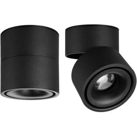 XXLED LED Aufbaustrahler LAYLA-15 15W 360° drehbar, 90° verstellbar Schwarz
