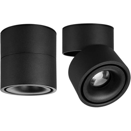 XXLED Proiettore a incasso LED LAYLA-15 15W girevole a 360°, inclinabile a 90° Nero